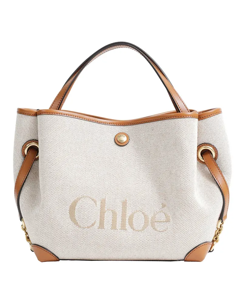 Chloé Small Double Carry Bag Beige
