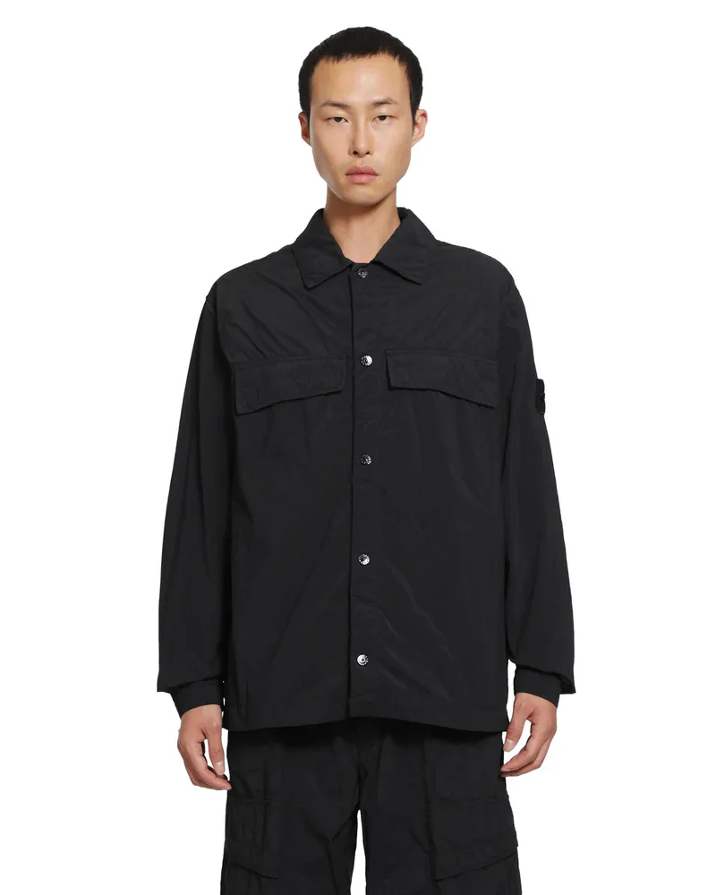 Stone Island 1200044 Overshirt Black