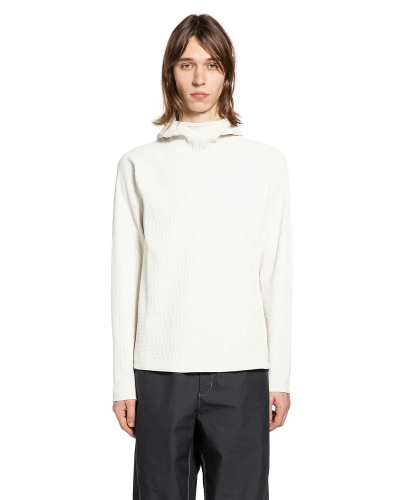 Goldwin WF Light L/S Hoodie White