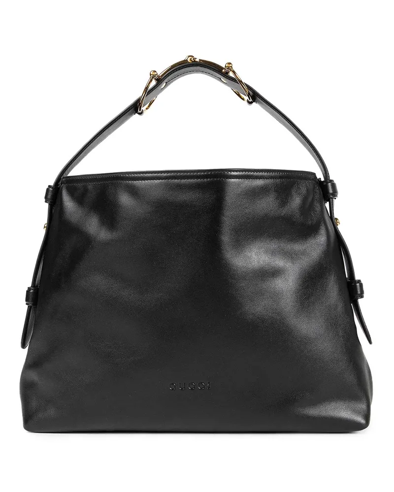 Gucci WOMAN BLACK SHOULDER BAGS Black