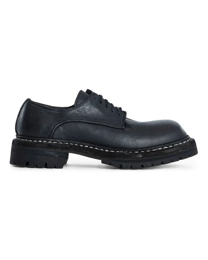 GUIDI GR02V Big Daddy Derby Shoes Black