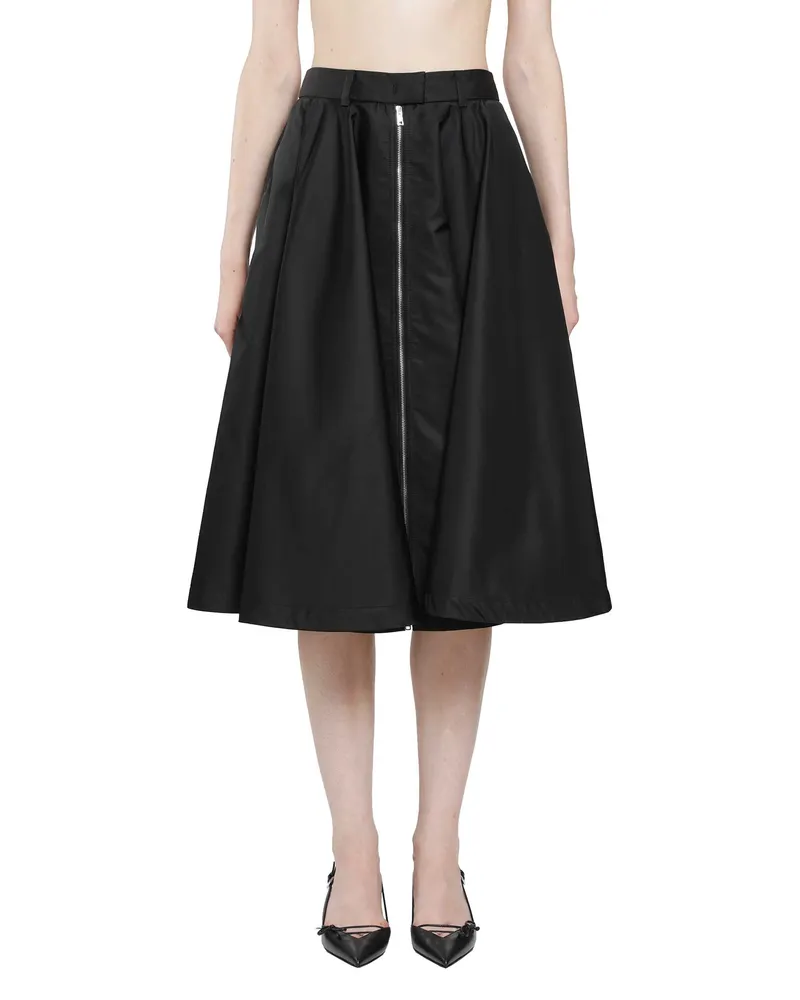 Prada Re-Nylon Midi Skirt Black