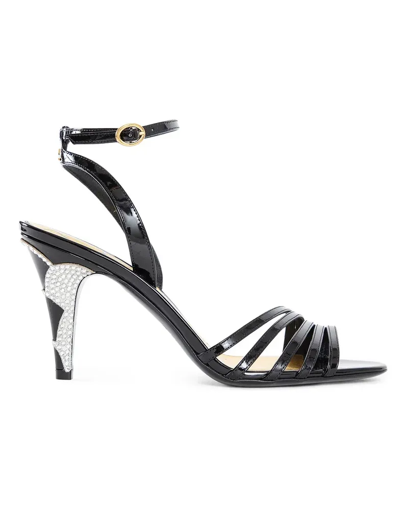 Valentino Garavani Sandali in vernice Ladycrush Black