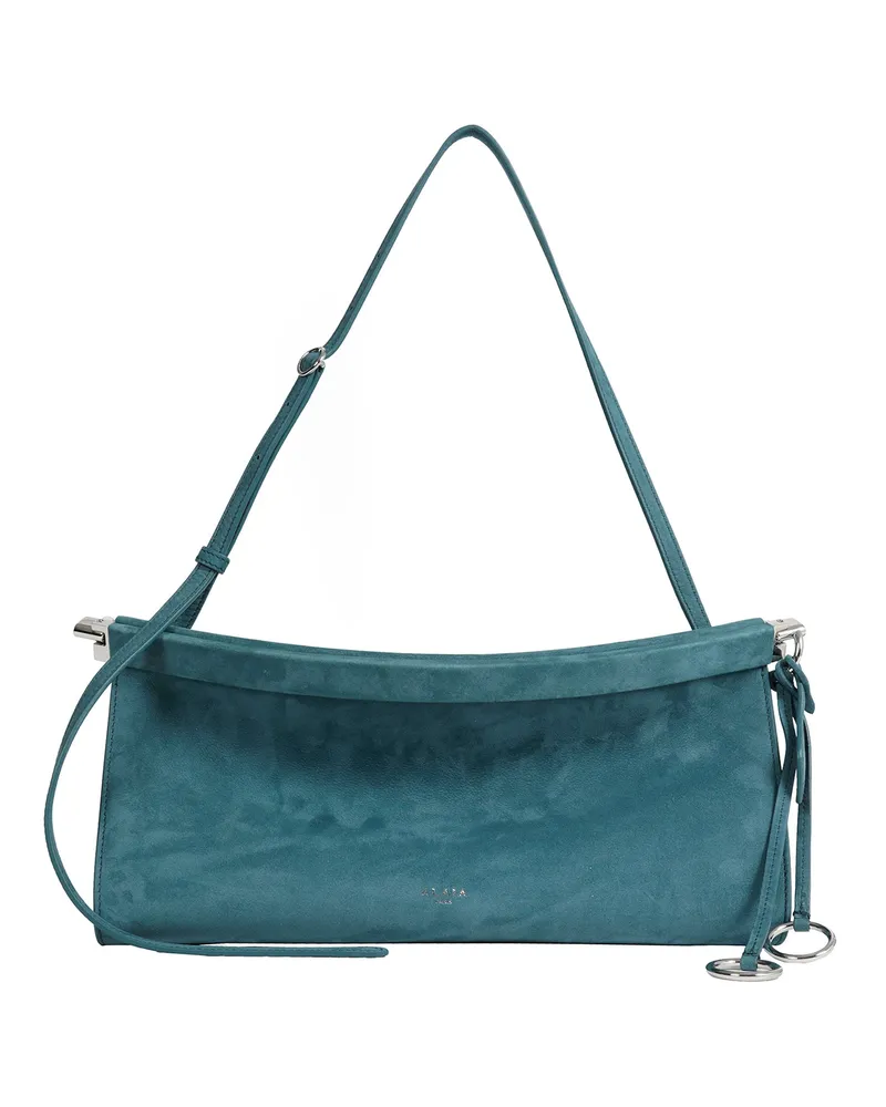 Alaïa Le Click East West Shoulder Bag Green