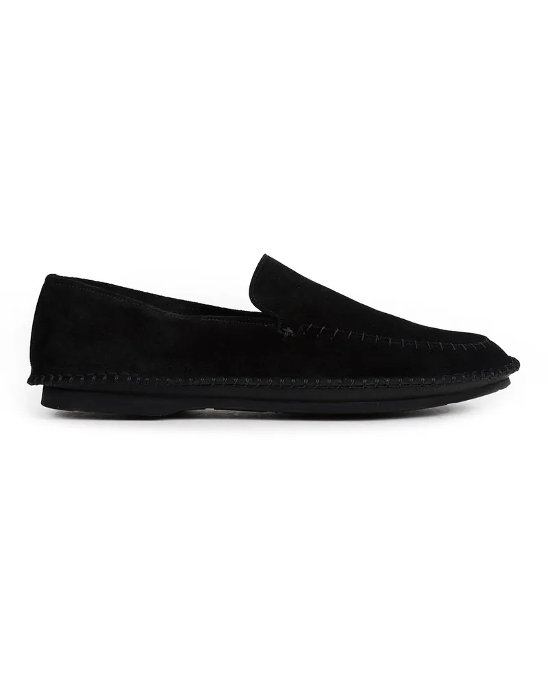 Premiata Cobonero Suede Loafers Black