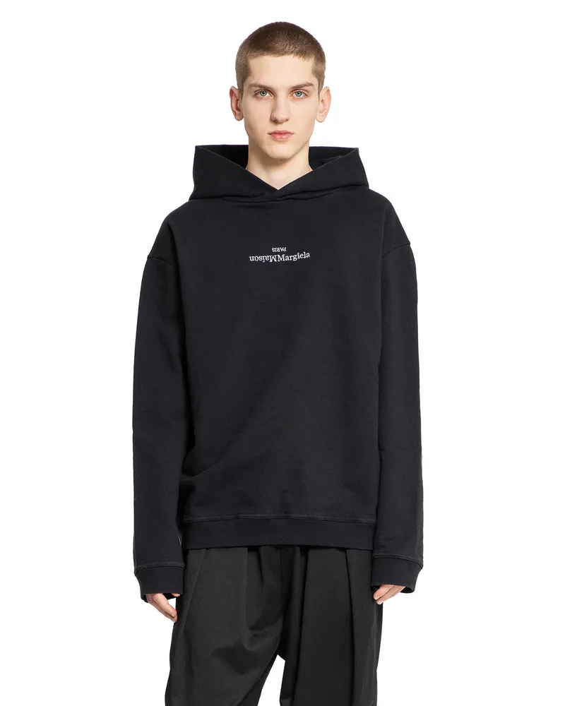 Maison Margiela Hooded Sweatshirt Black