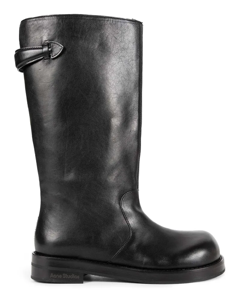 Acne Studios Leather Boots Black