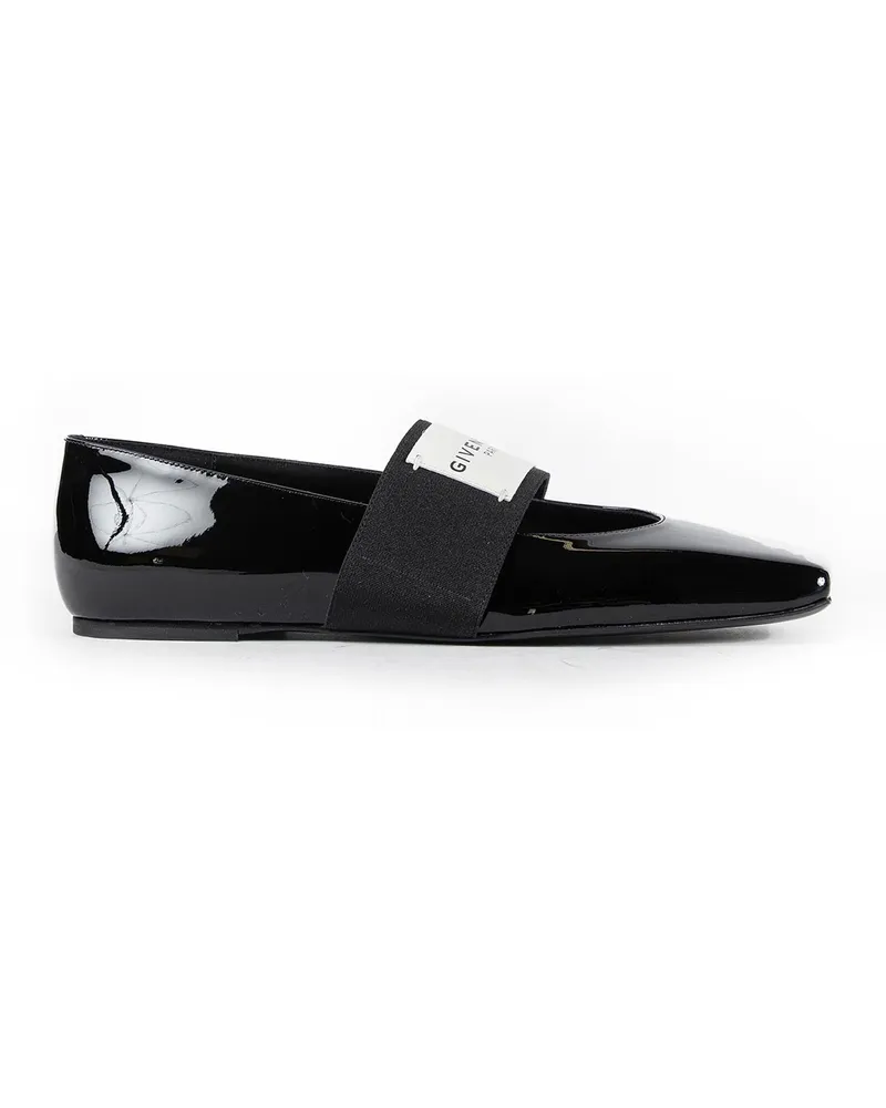 Givenchy Sliced Square ballerinas in patent leather Black