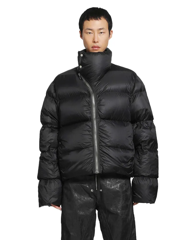 Rick Owens Tower Turtle JKT Black