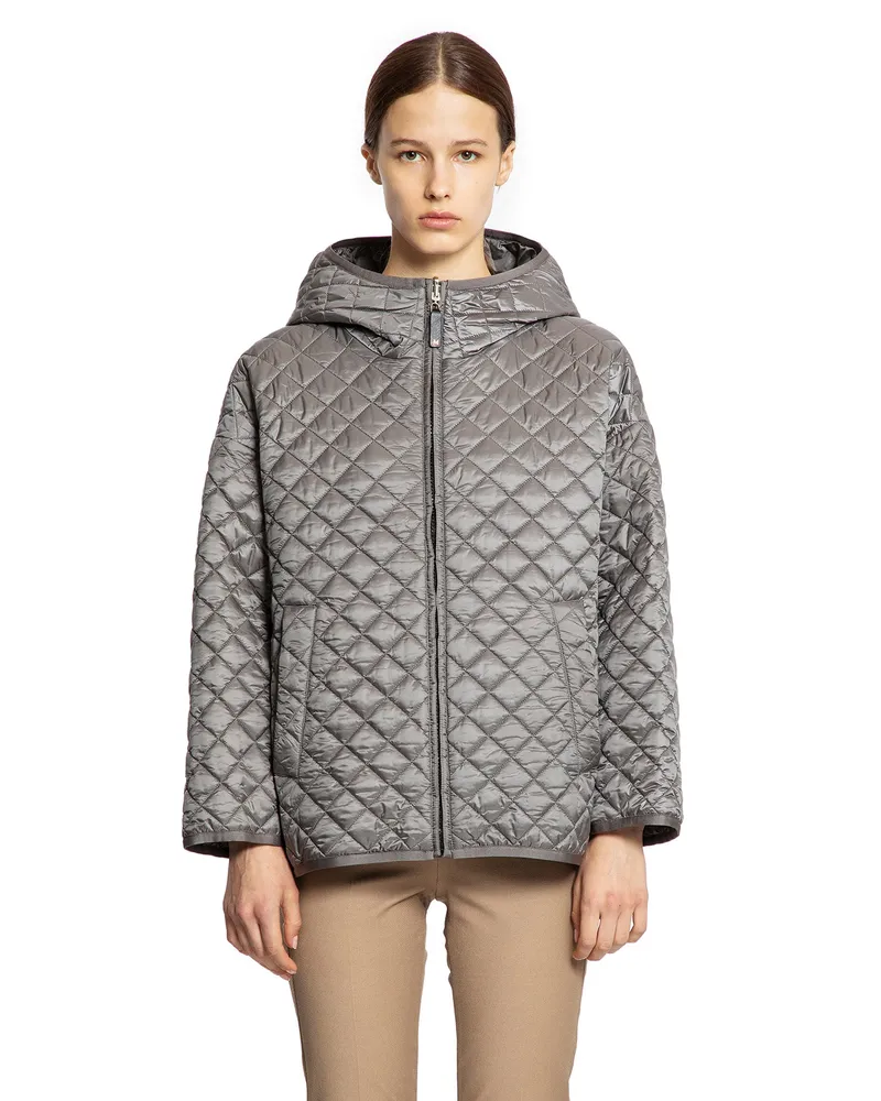 Max Mara Reversible Padded Jacket Grey