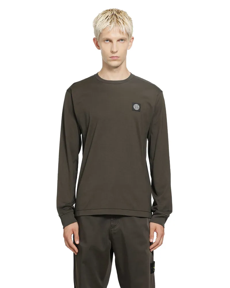 Stone Island 2100031 60/2 Cotton Jersey Grey