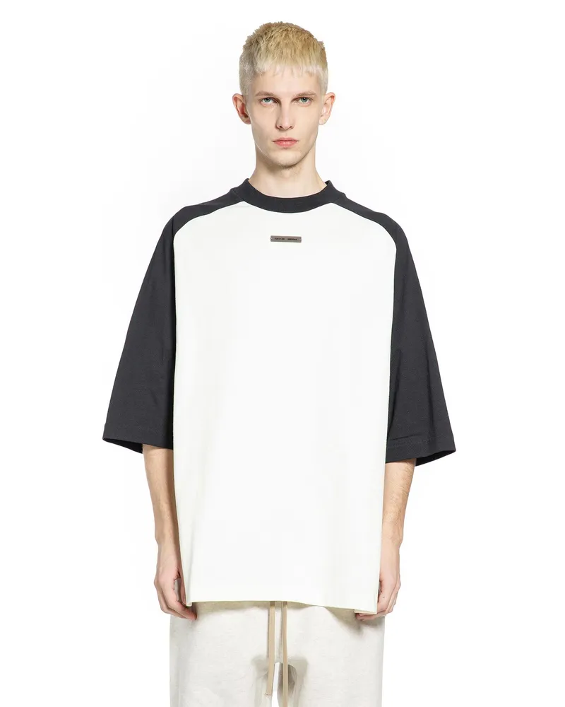 Fear of God Baseball T-Shirt Black&white