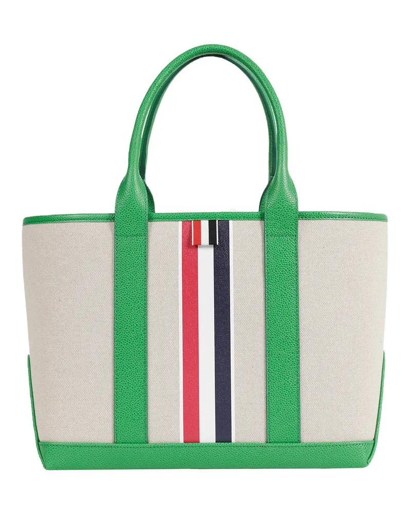 Thom Browne RWB Small Tool Tote Bag Green