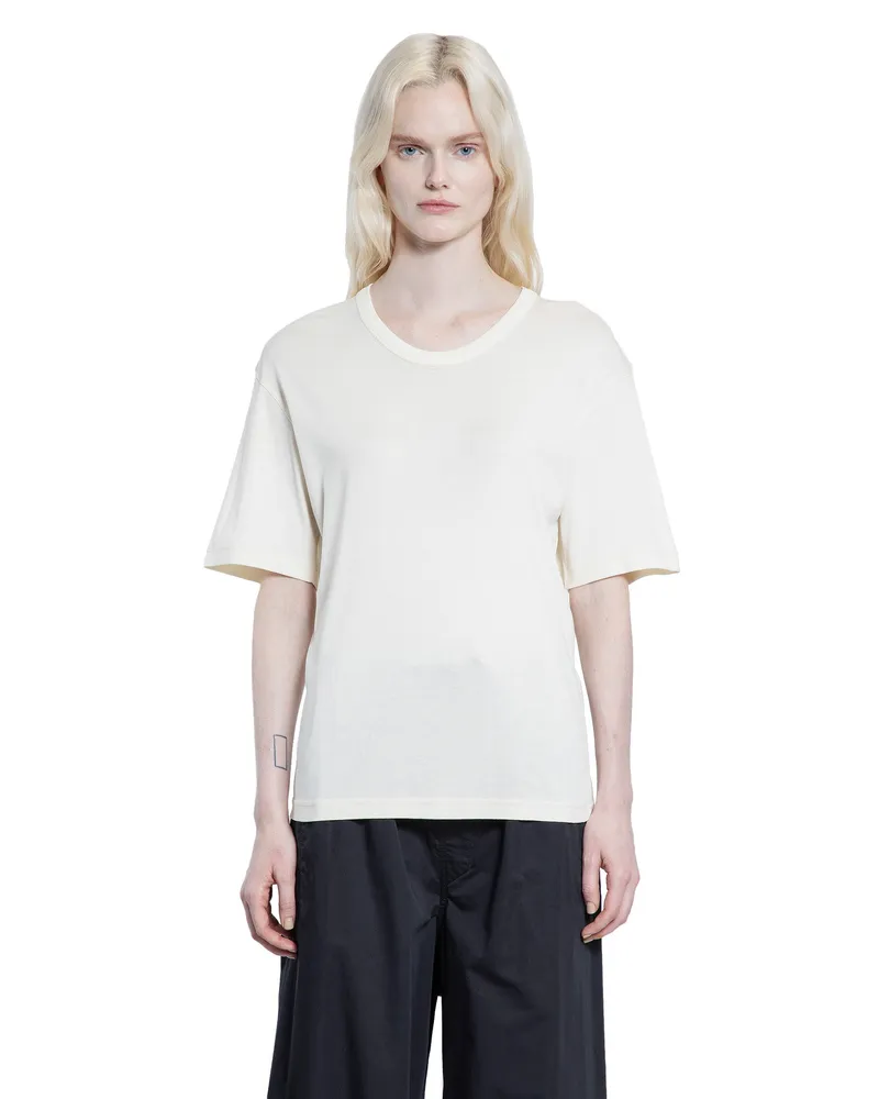 Christophe Lemaire Rib T-Shirt Off-white
