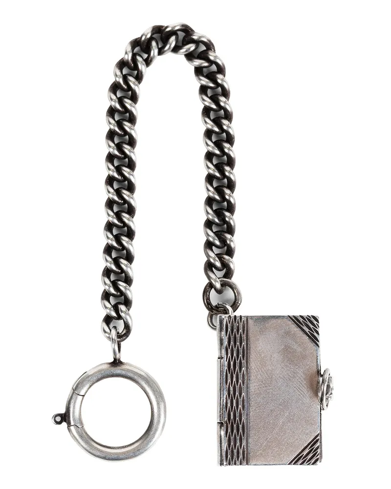 Ann Demeulemeester Oumy Book Charm Silver