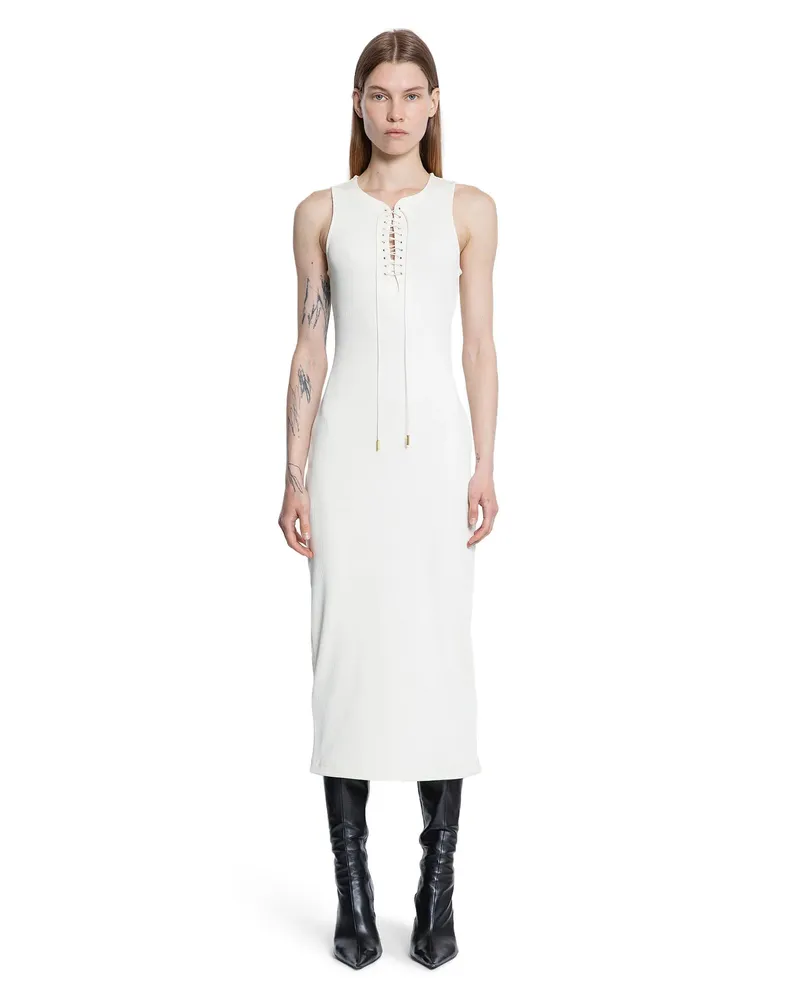 Givenchy Lace-Up Tank Dress Off-white