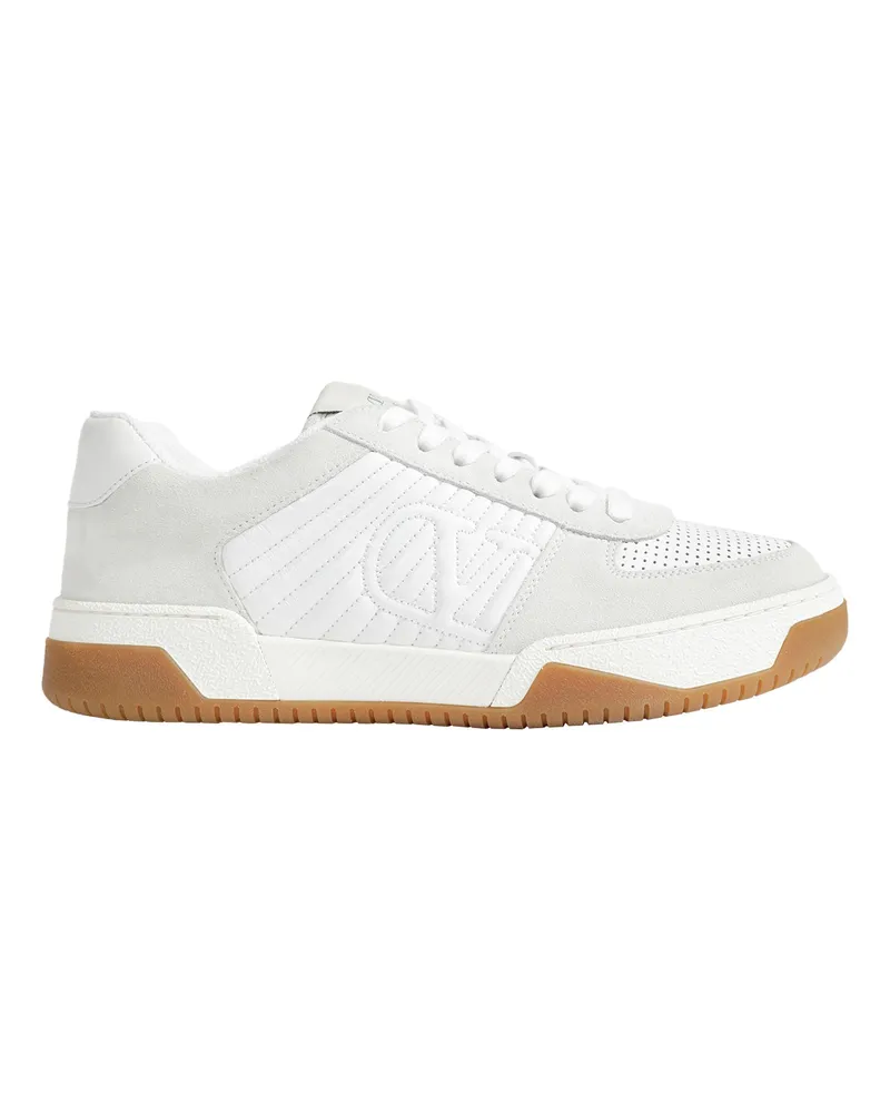 Valentino Garavani Leather Sparry Sneakers Off-white