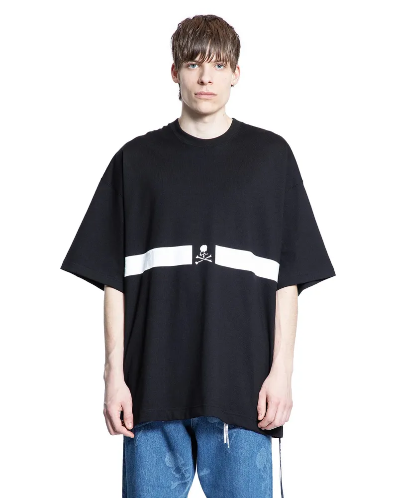 Mastermind World Stripe Logo Oversized T-Shirt Black