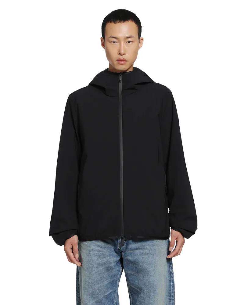 Moncler Ciampolin Hooded Down Jacket Black