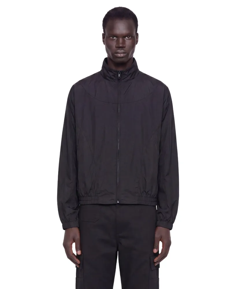 Givenchy Mix Material Cut Outs Blouson Black