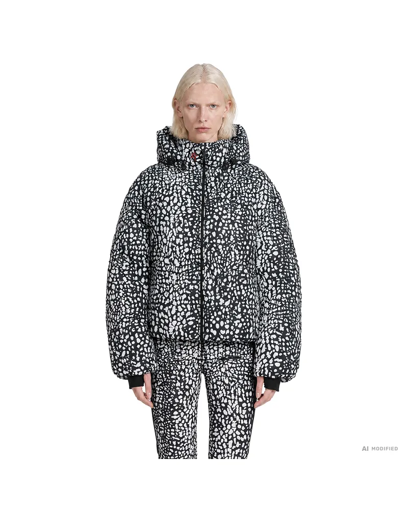 Perfect Moment Bubble Down Jacket Black&white