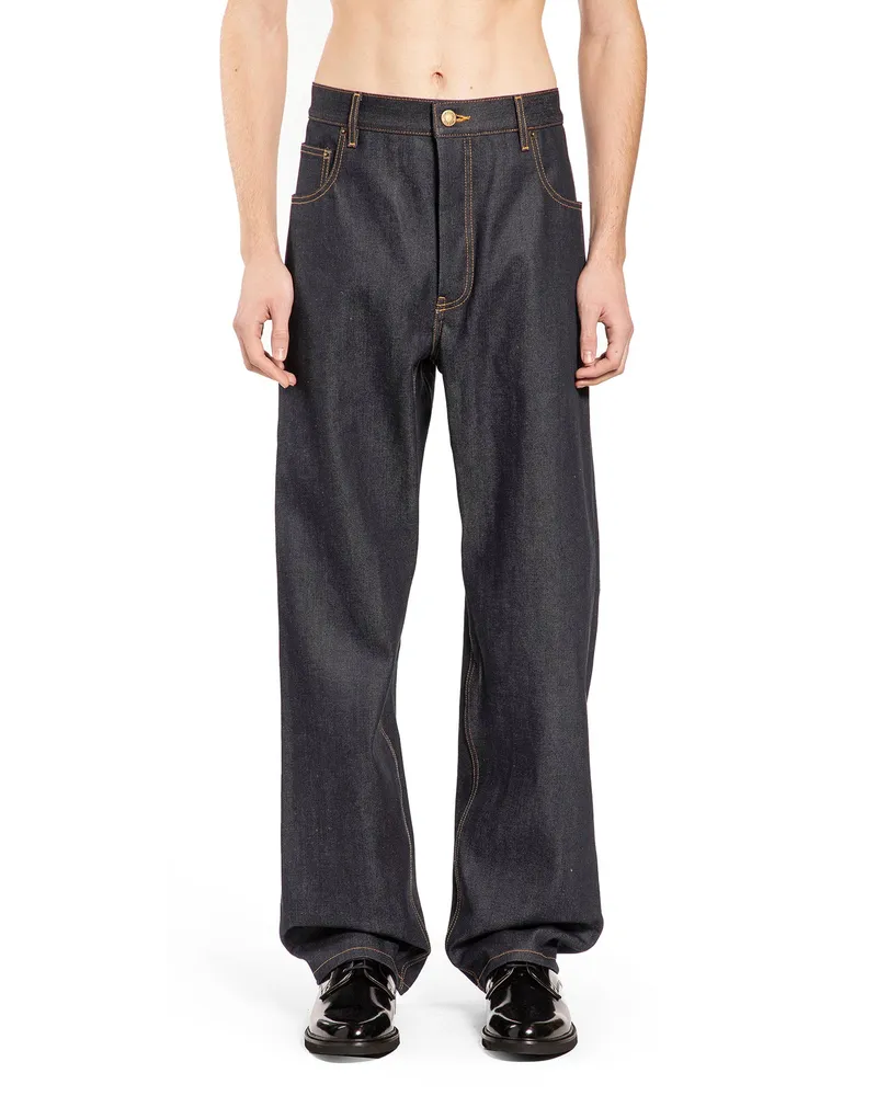 Thom Browne 5 Pocket Jeans in Japanese Selvedge Denim Blue