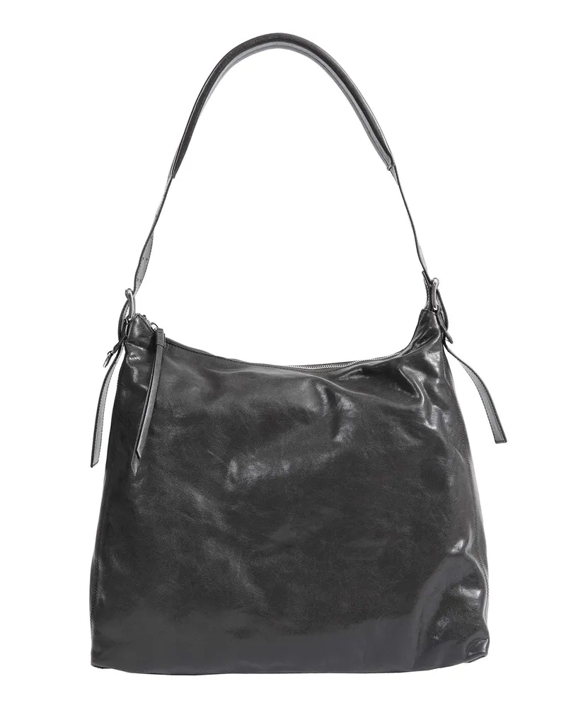 Christophe Lemaire Belted Hobo Bag Brown