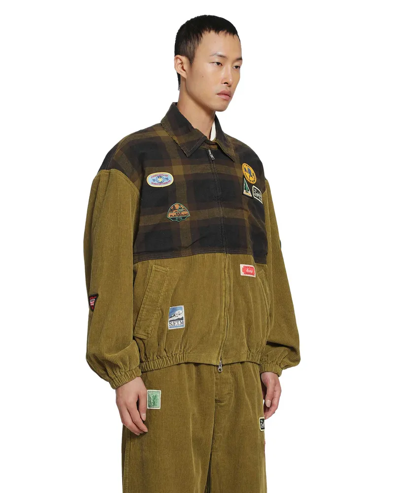 Song For The Mute Scout Bomber Jacket Brown