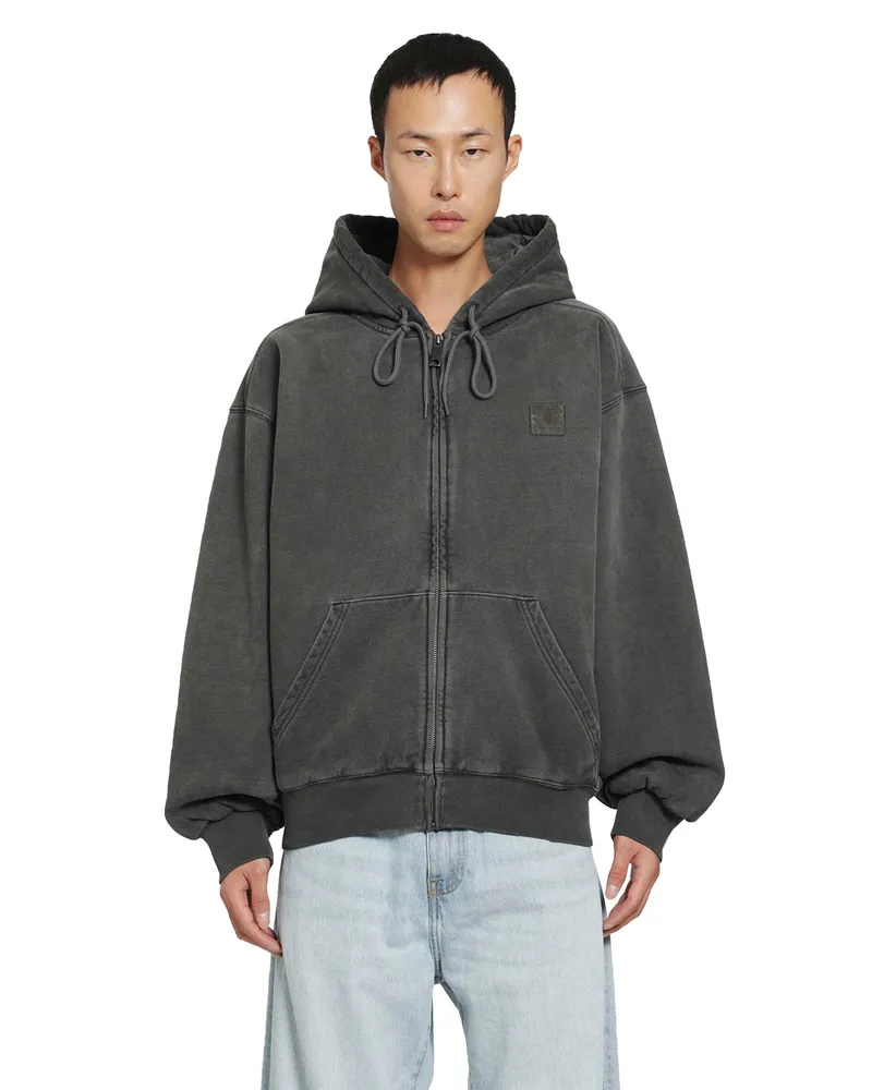 Carhartt WIP Vista Zip-Up Hoodie Black