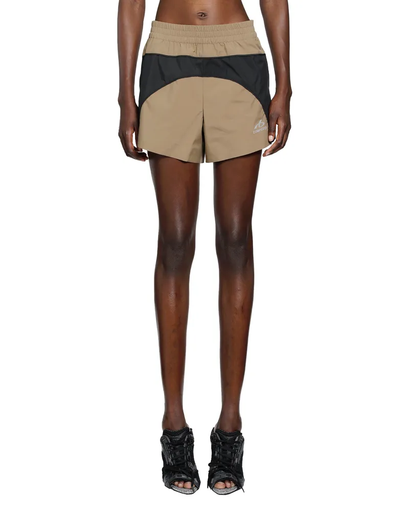 Balenciaga Techwear Tracksuit Shorts Brown