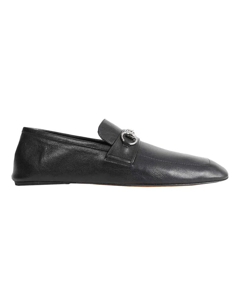 Gucci Leather Loafers Black