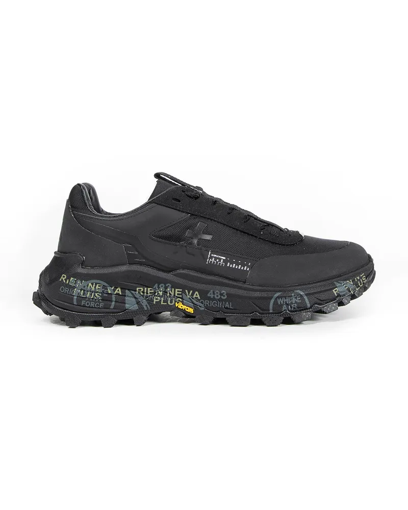Premiata MAN BLACK SNEAKERS Black