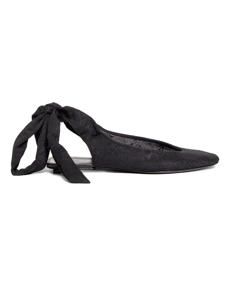 ATTICO Cloe Ballerinas Black