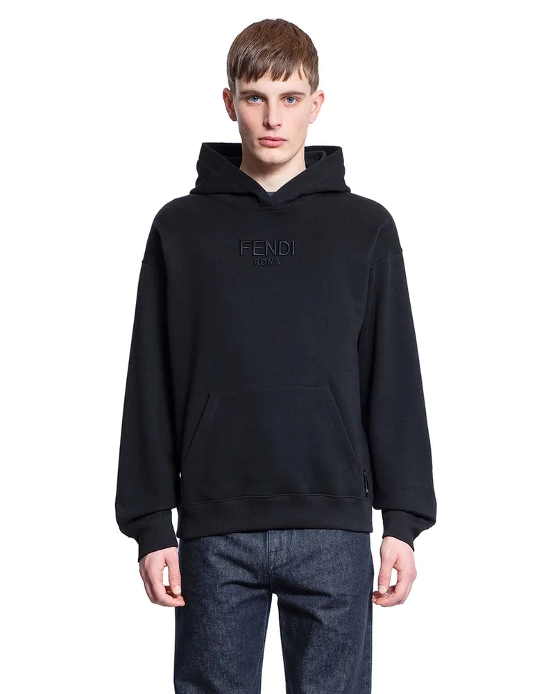Fendi Roma Hoodie Black