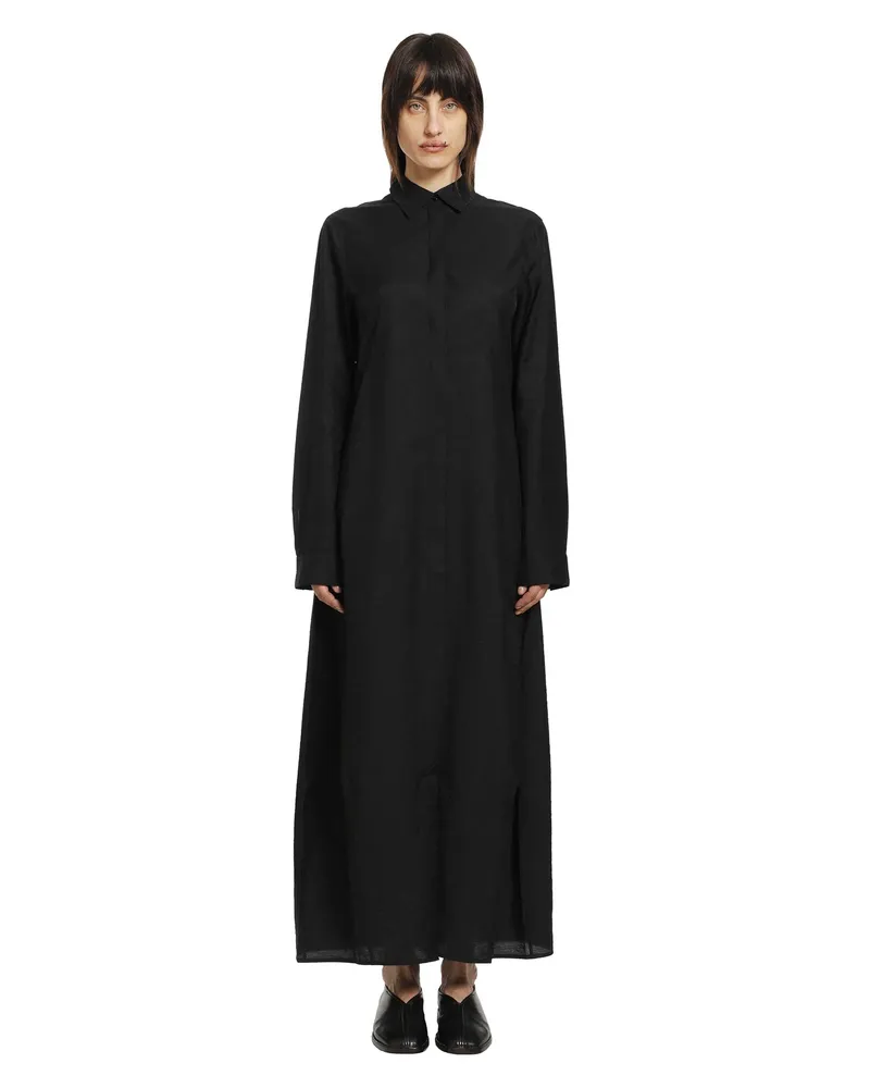 Totême Parachute Shirt Dress Black