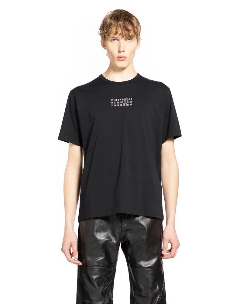 Maison Margiela Numeric Long Sleeve T-Shirt Black