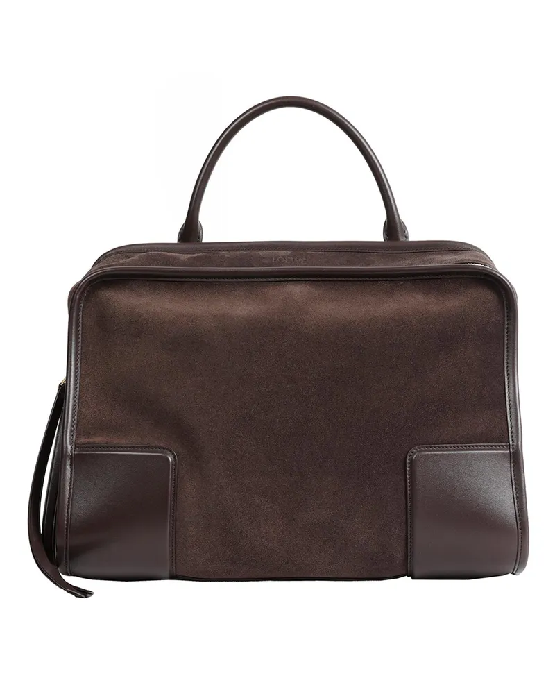 Loewe Large Amazona 180 Top Handle Bag Brown