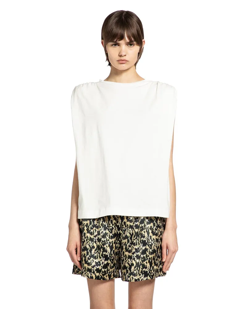 Petar Petrov Plain Mode T-Shirt White