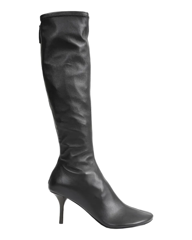 Acne Studios High Leather Boots Black