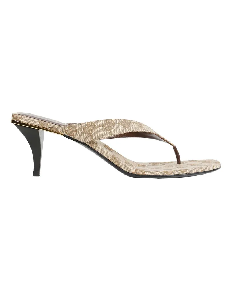 Gucci Vittoria Thong sandals Beige