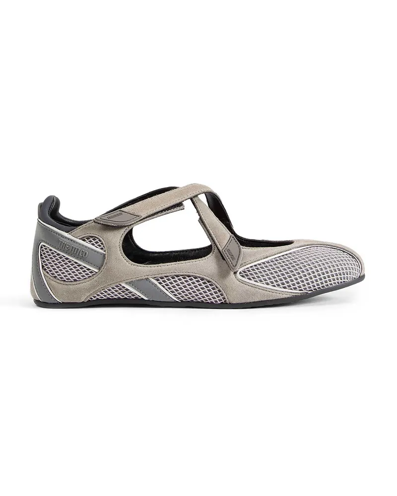 ATTICO Floor 01'' Ballerina Flats Grey