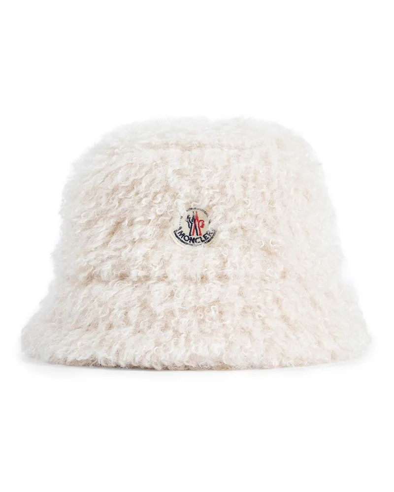 Moncler Teddy Bucket Hat Beige