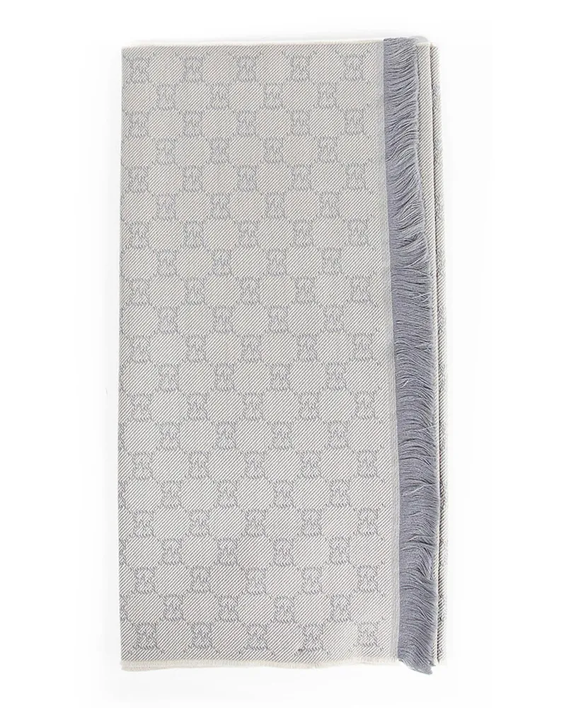 Gucci GG Wool Scarf Blue