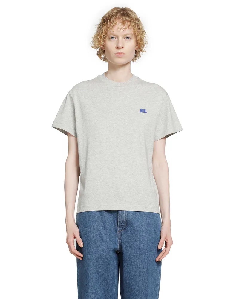 Jil Sander Cotton Crewneck T-Shirt Grey