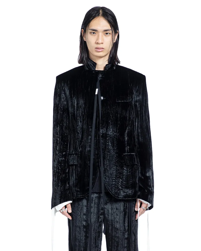 Ann Demeulemeester Lucius Deconstructed Jacket Black
