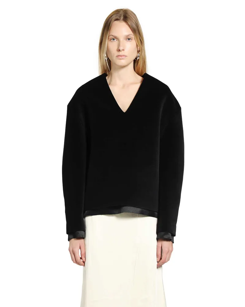 Jil Sander WOMAN BLACK TOPS Black