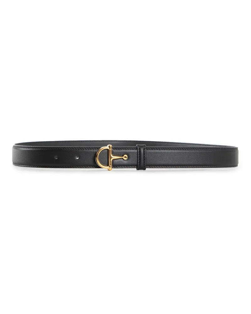 Gucci Half-Horsebit Buckle Belt Black