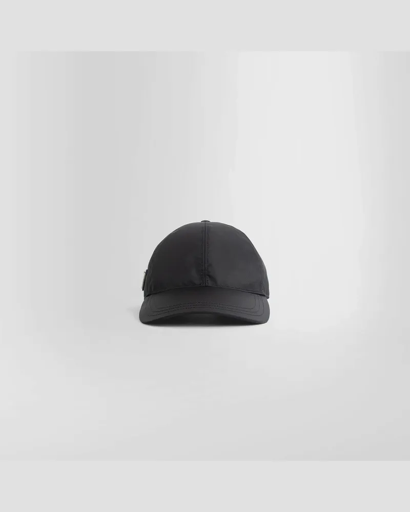 Prada Renylon Baseball Cap Black