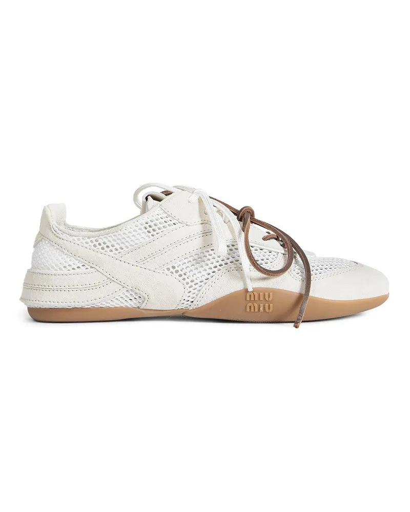 Miu Miu Gymnasium Sneakers Off-white