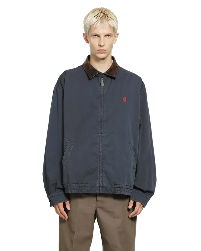 Prada Cotton Jacket Blue